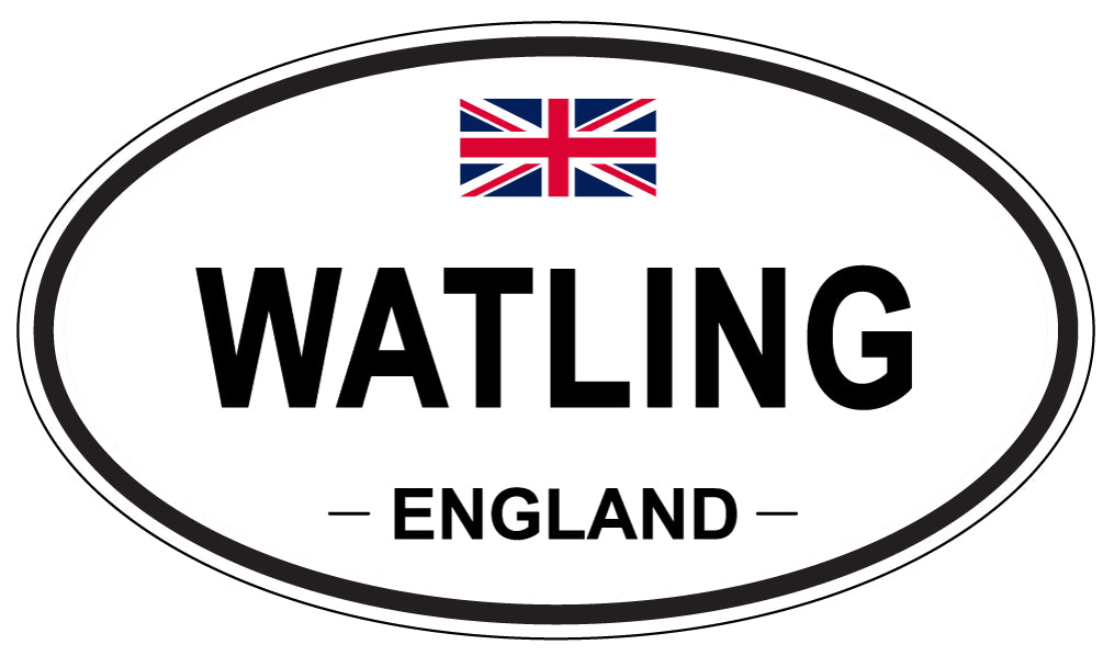 WATLING, England - Oval Magnet