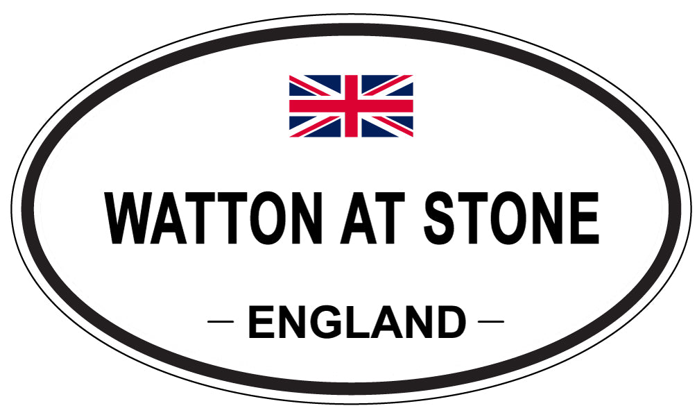 WATTON AT STONE, England - Oval Magnet