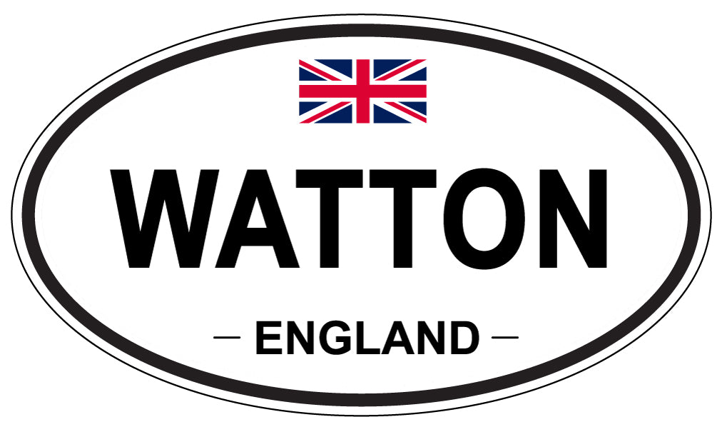 WATTON, England - Oval Magnet