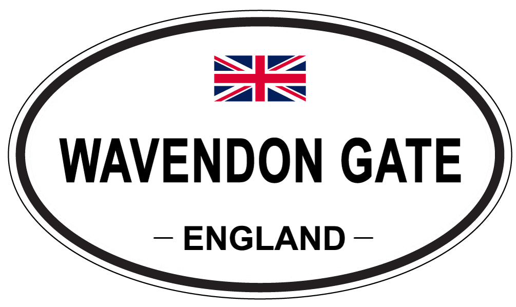 WAVENDON GATE, England - Oval Magnet