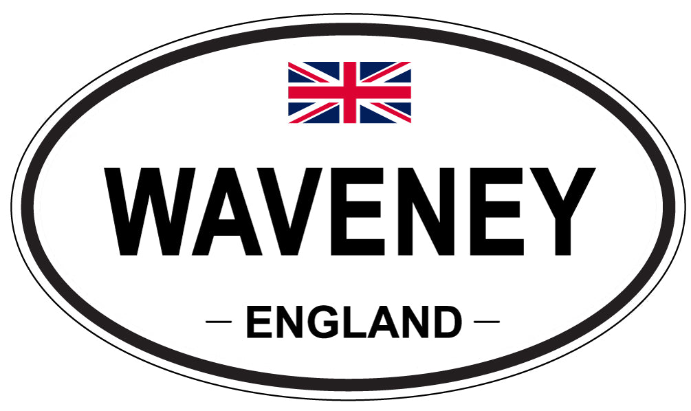 WAVENEY, England - Oval Magnet