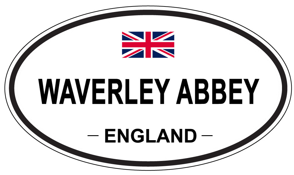WAVERLEY ABBEY, England - Oval Magnet