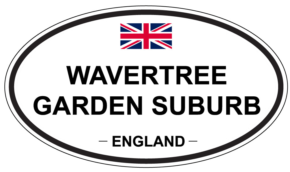 WAVERTREE GARDEN SUBURB, England - Oval Magnet