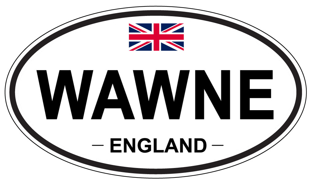 WAWNE, England - Oval Magnet