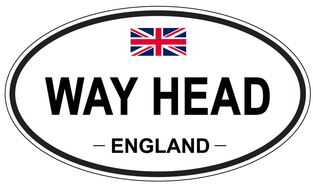 WAY HEAD, England - Oval Magnet