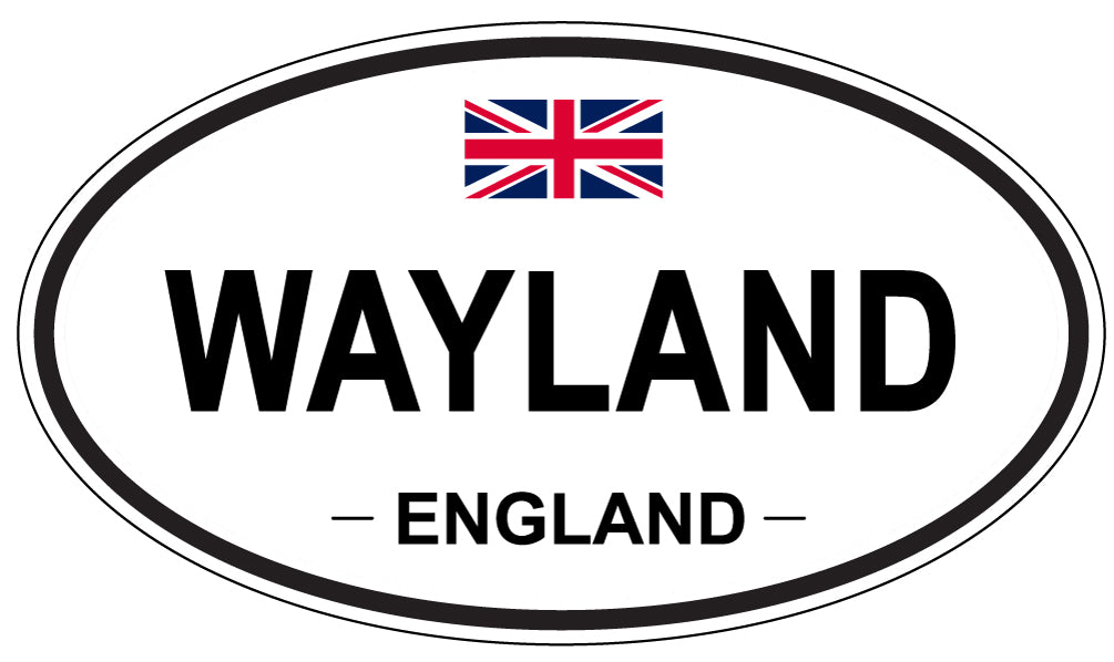 WAYLAND, England - Oval Magnet