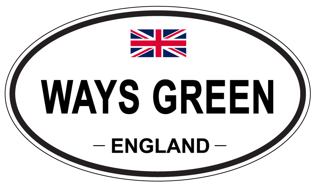 WAYS GREEN, England - Oval Magnet