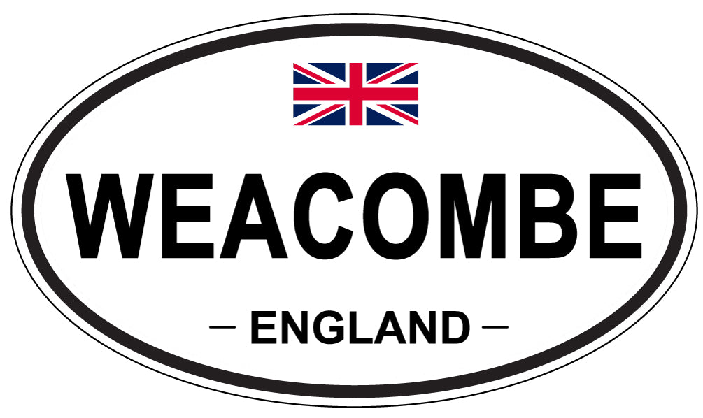 WEACOMBE, England - Oval Magnet
