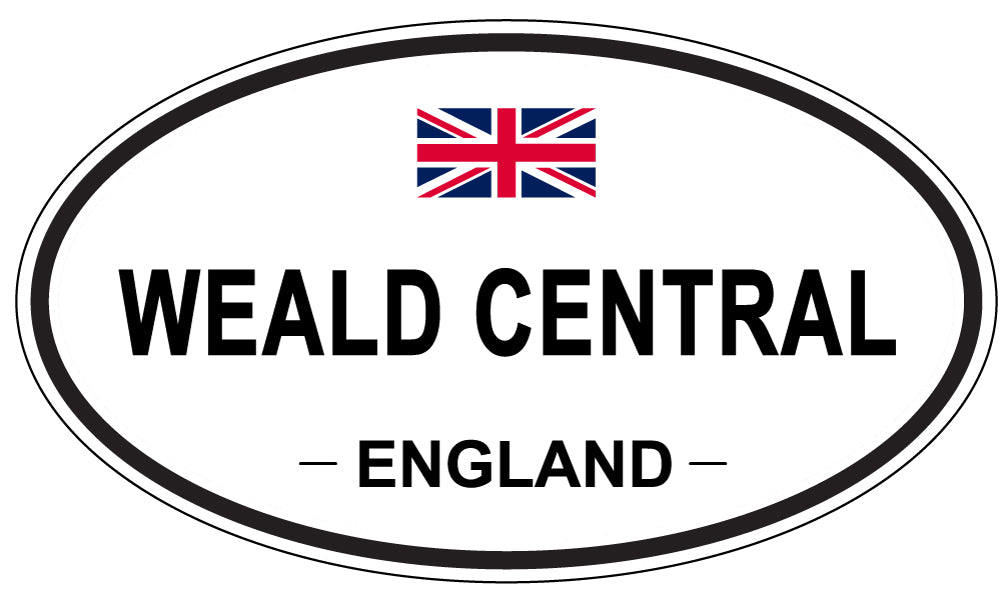WEALD CENTRAL, England - Oval Magnet