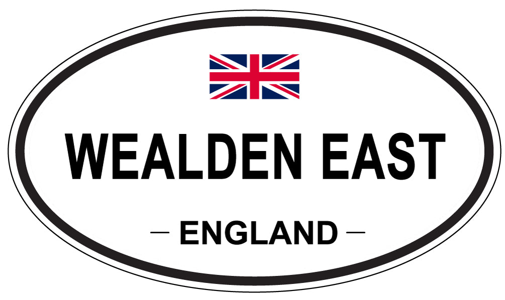 WEALDEN EAST, England - Oval Magnet