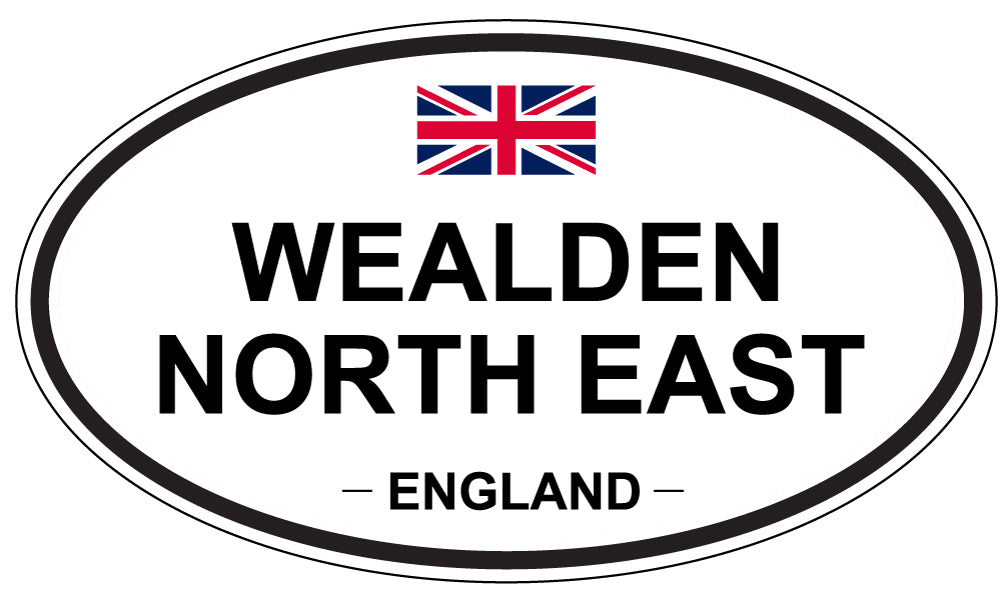 WEALDEN NORTH EAST, England - Oval Magnet