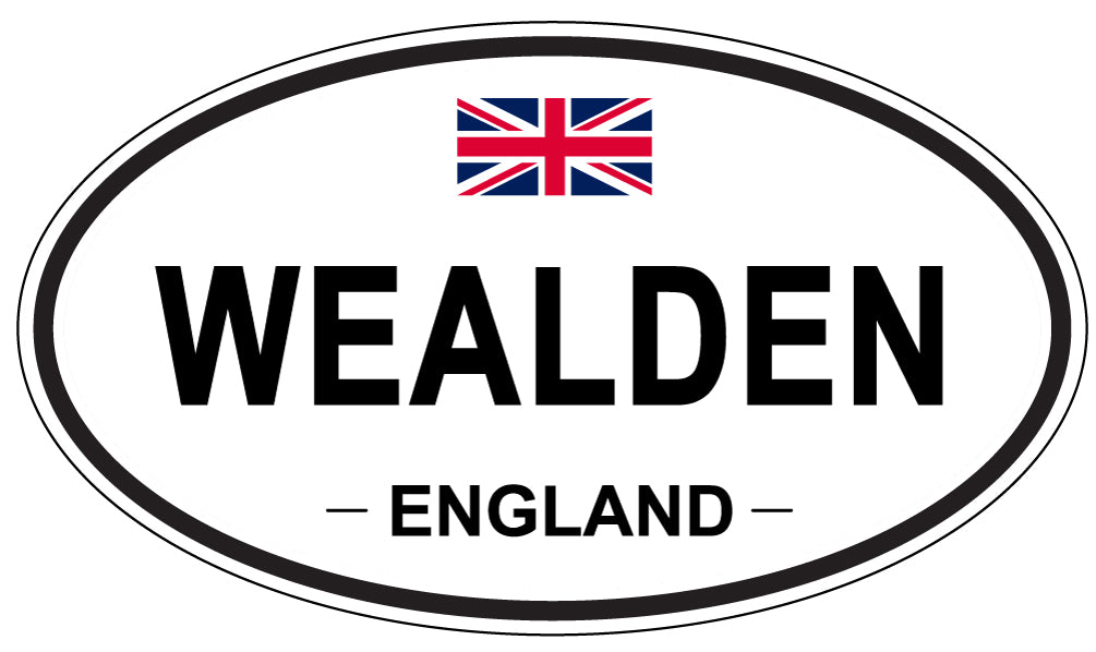 WEALDEN, England - Oval Magnet