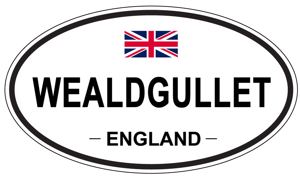 WEALDGULLET, England - Oval Magnet