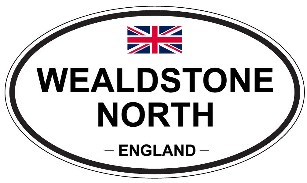 WEALDSTONE NORTH, England - Oval Magnet