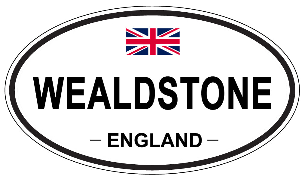 WEALDSTONE, England - Oval Magnet