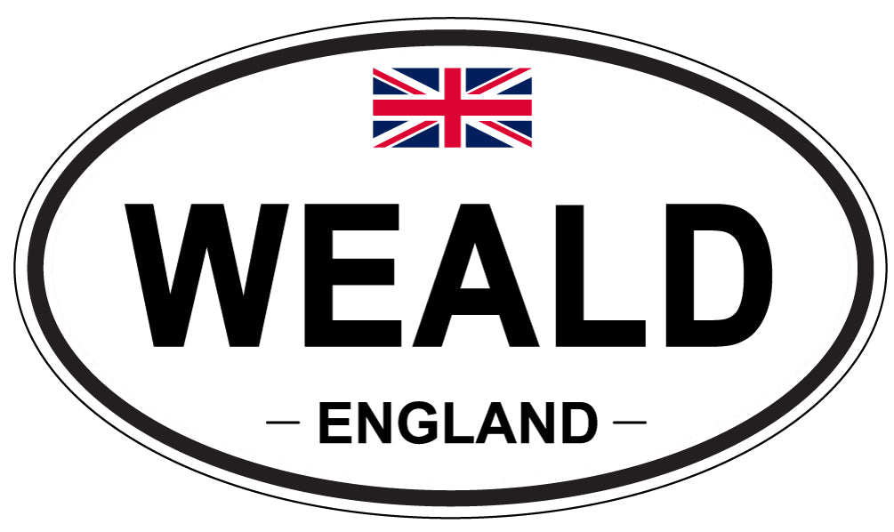 WEALD, England - Oval Magnet