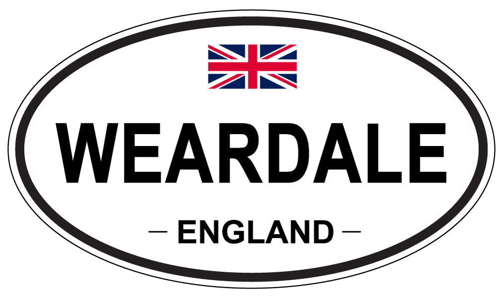 WEARDALE, England - Oval Magnet