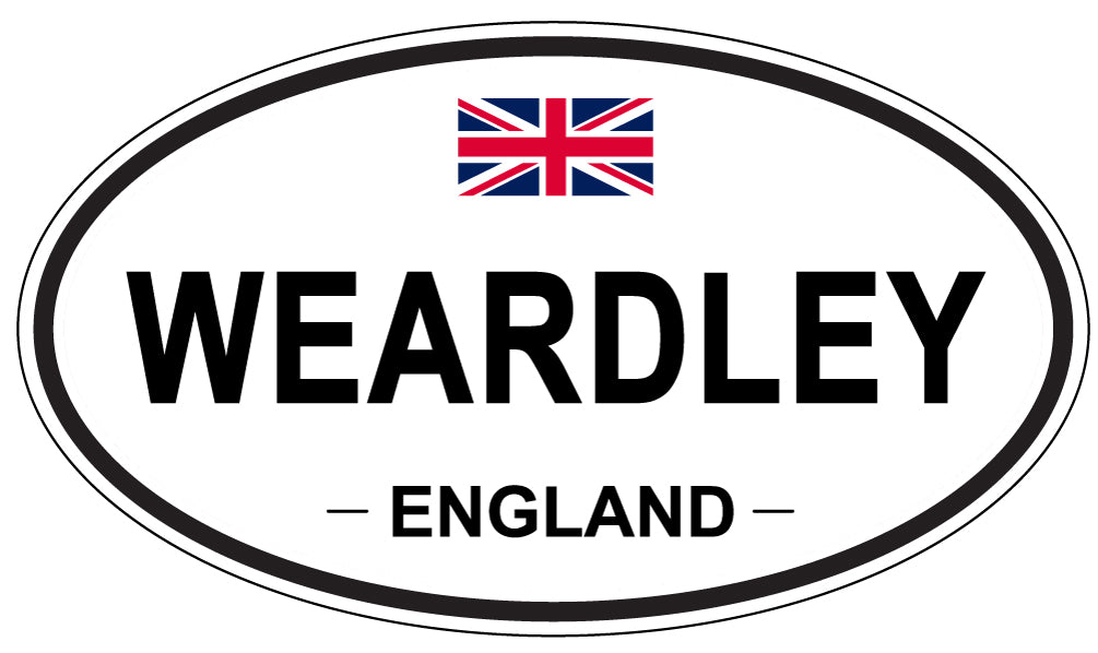 WEARDLEY, England - Oval Magnet