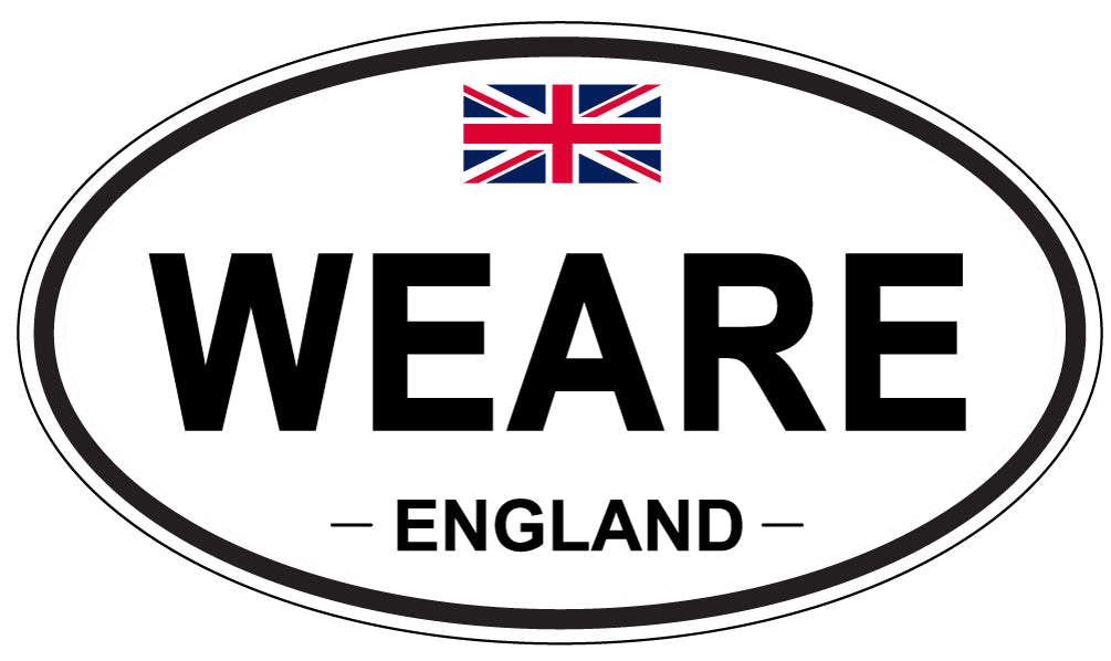 WEARE, England - Oval Magnet