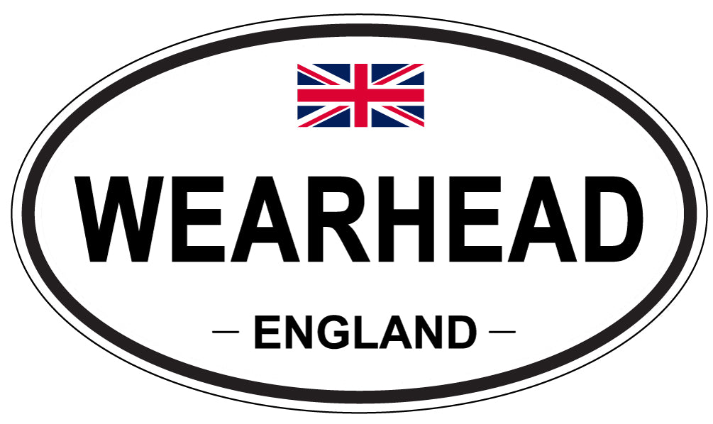 WEARHEAD, England - Oval Magnet