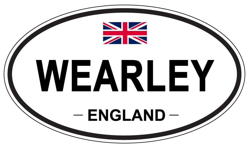 WEARLEY, England - Oval Magnet