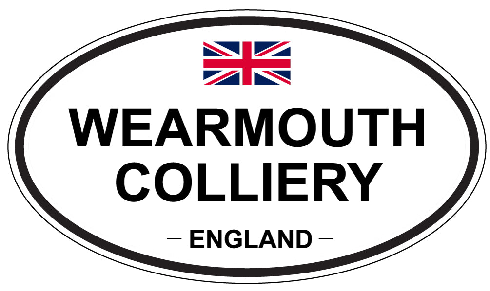 WEARMOUTH COLLIERY, England - Oval Magnet