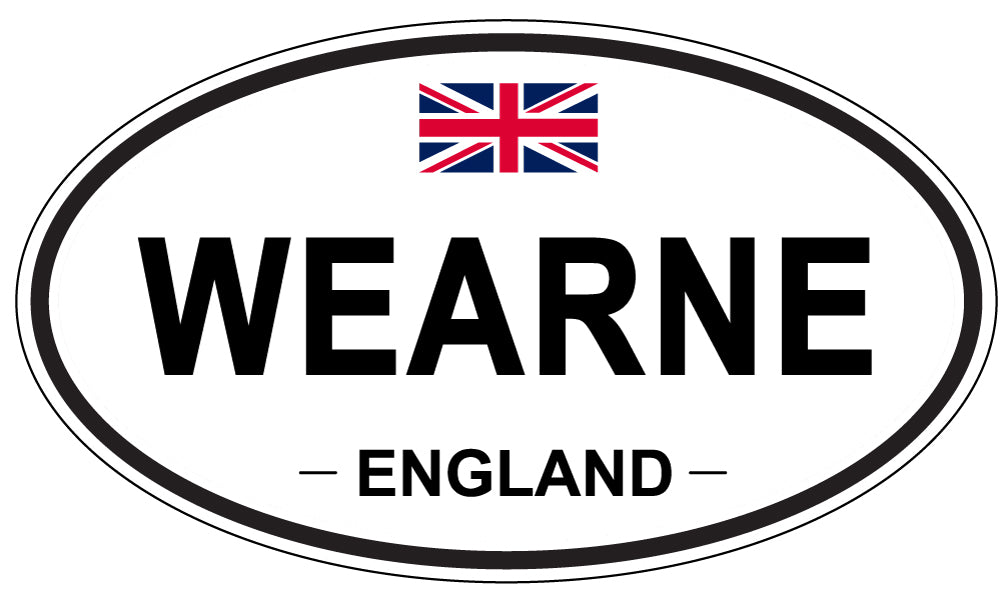 WEARNE, England - Oval Magnet