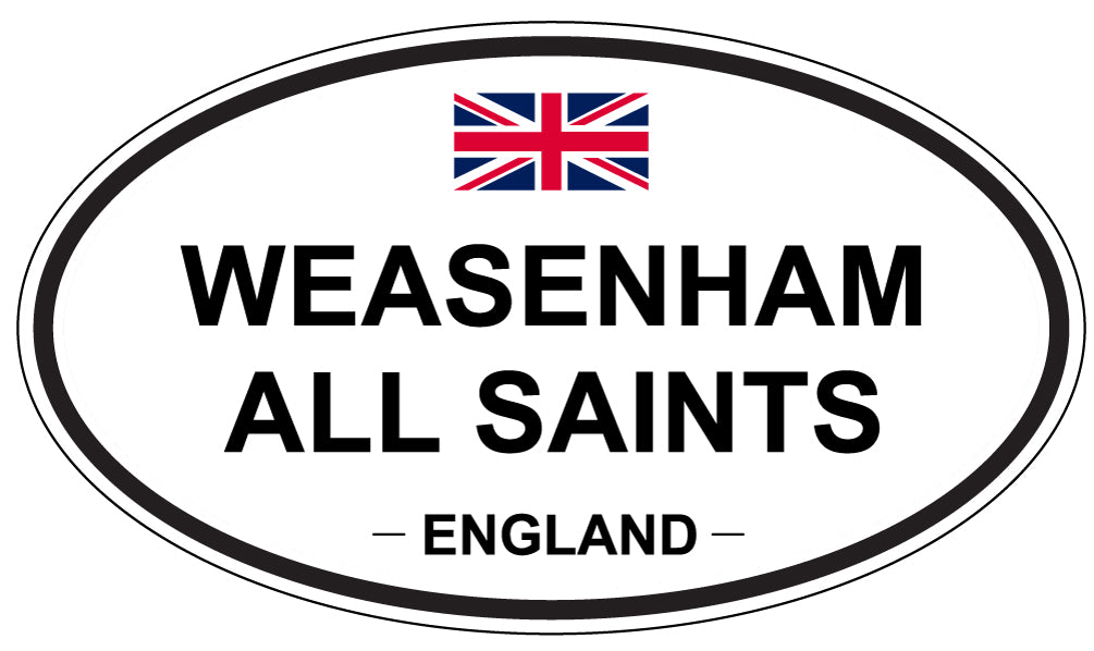 WEASENHAM ALL SAINTS, England - Oval Magnet