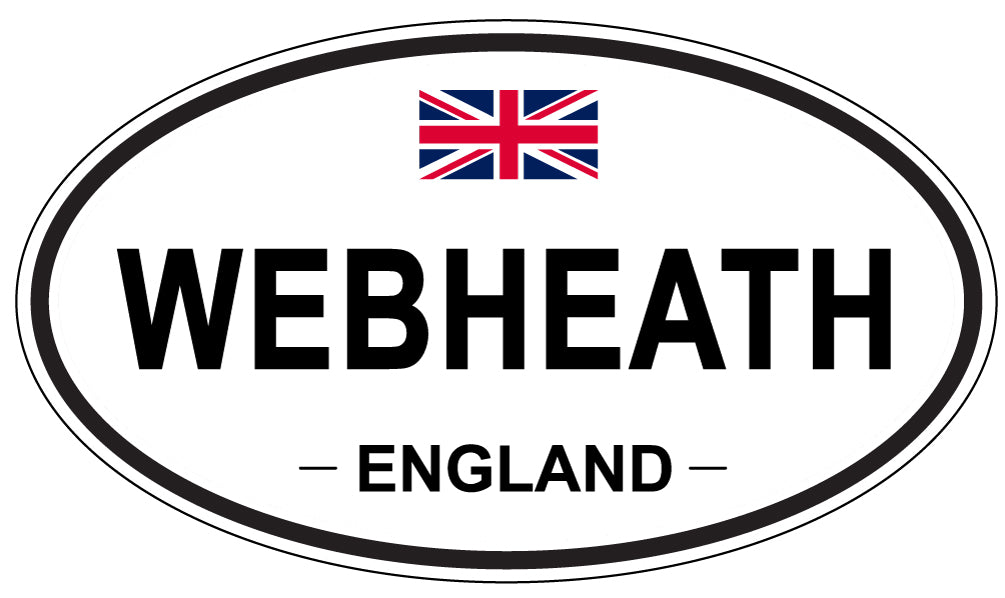 WEBHEATH, England - Oval Magnet