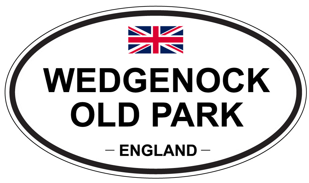 WEDGENOCK OLD PARK, ENGLAND - Oval Sticker