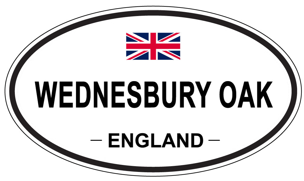 WEDNESBURY OAK, ENGLAND - Oval Sticker