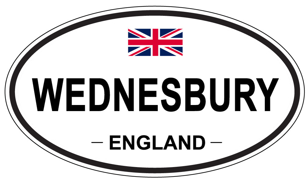 WEDNESBURY, ENGLAND - Oval Sticker