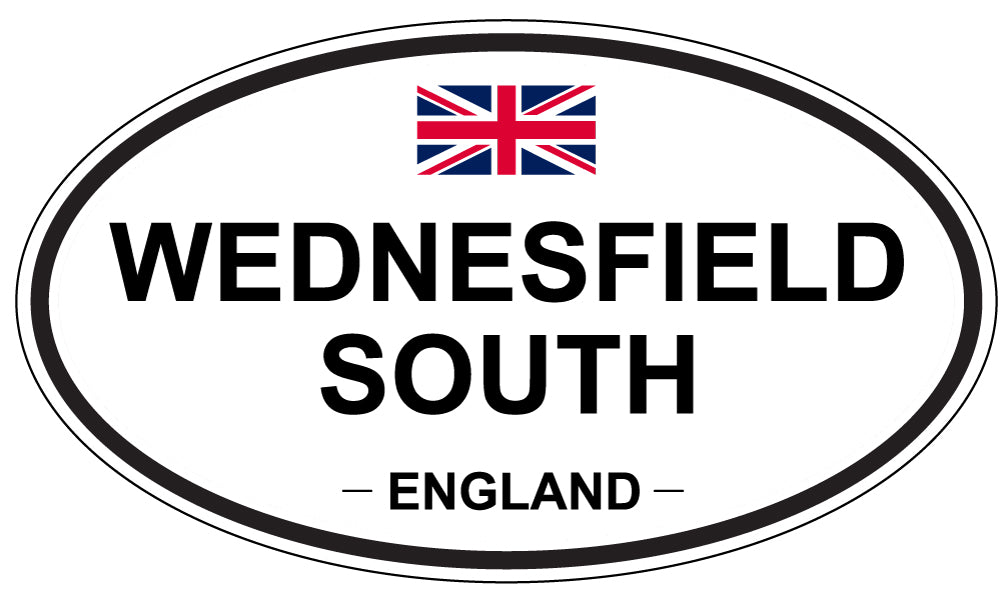 WEDNESFIELD SOUTH, ENGLAND - Oval Sticker