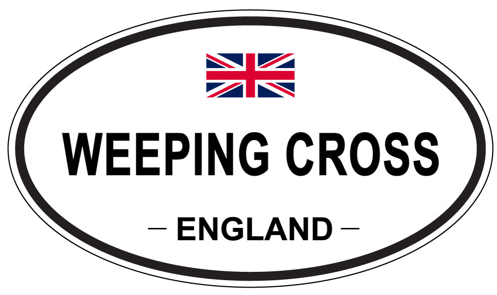 WEEPING CROSS, England - Oval Magnet