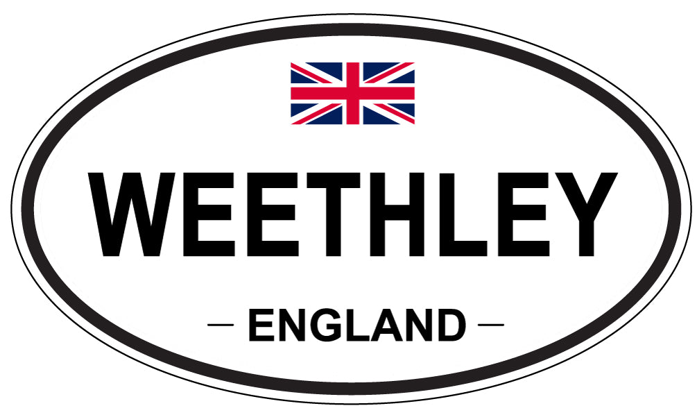 WEETHLEY, England - Oval Magnet