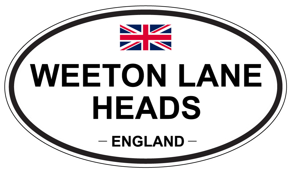 WEETON LANE HEADS, England - Oval Magnet