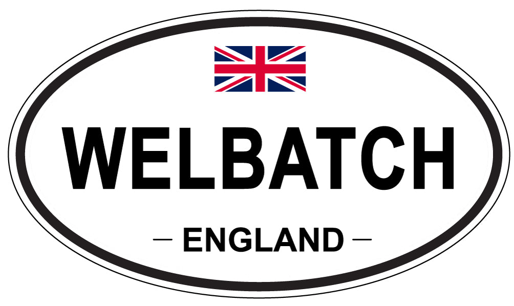 WELBATCH, England - Oval Magnet