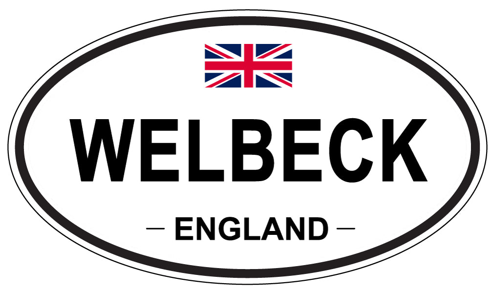 WELBECK, ENGLAND - Oval Sticker
