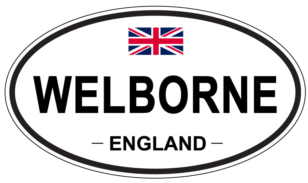 WELBORNE, England - Oval Magnet
