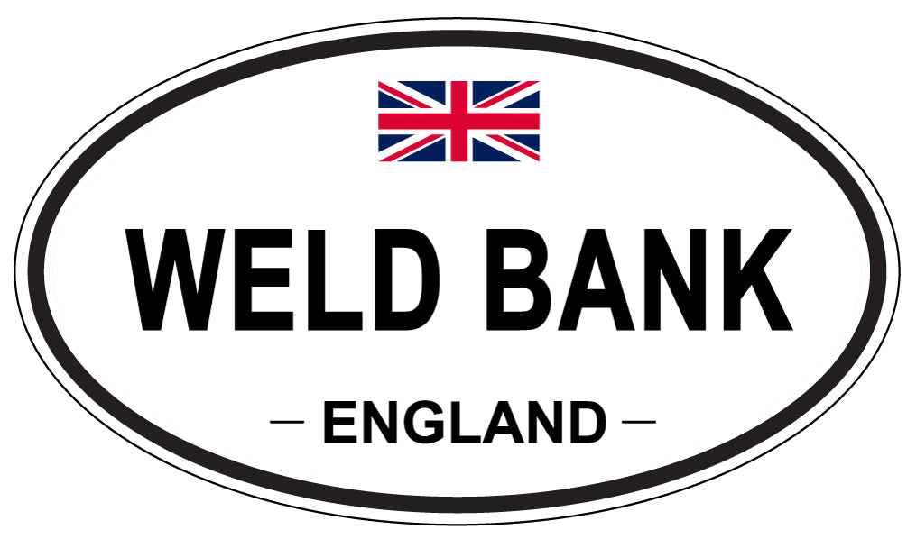 WELD BANK, England - Oval Magnet