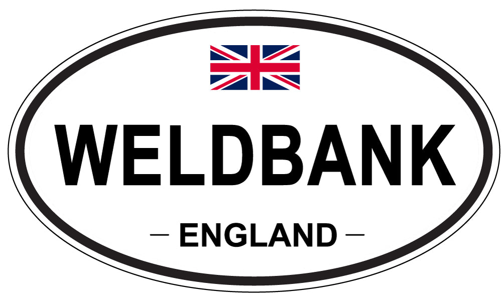 WELDBANK, England - Oval Magnet