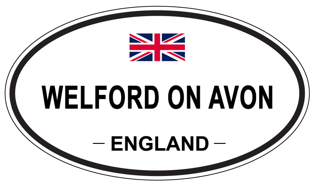 WELFORD ON AVON, ENGLAND - Oval Sticker