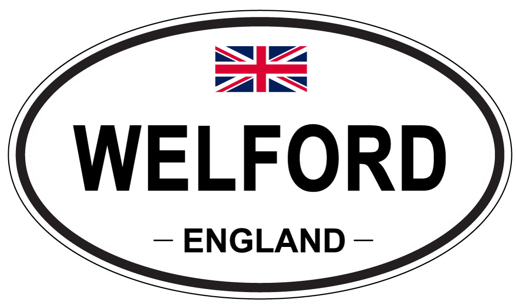 WELFORD, England - Oval Magnet