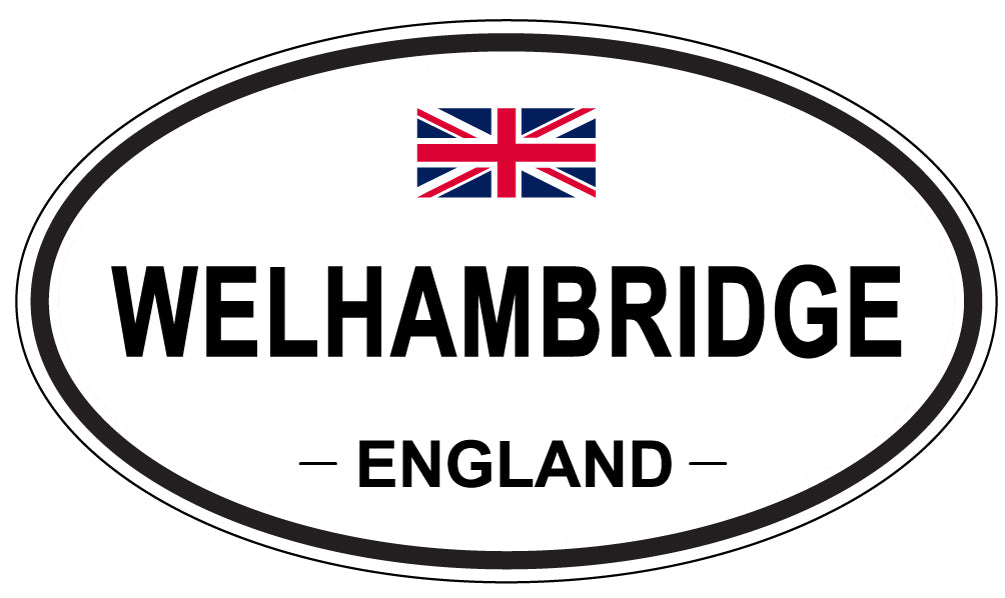 WELHAMBRIDGE, England - Oval Magnet