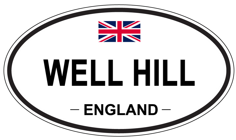 WELL HILL, England - Oval Magnet