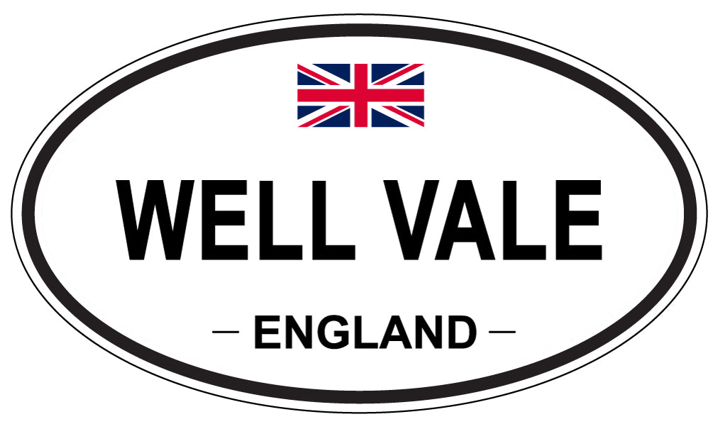 WELL VALE, England - Oval Magnet