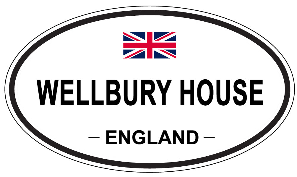 WELLBURY HOUSE, England - Oval Magnet