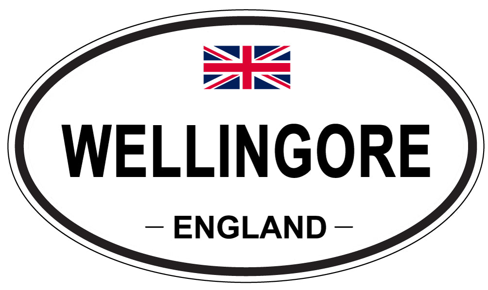 WELLINGORE, ENGLAND - Oval Sticker