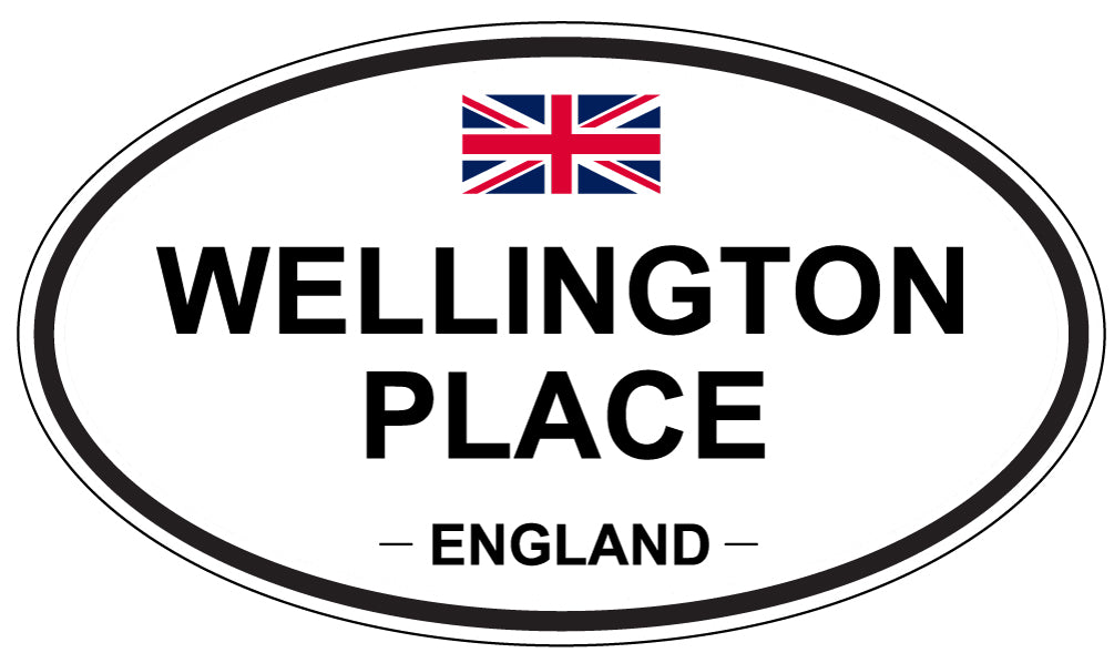 WELLINGTON PLACE, England - Oval Magnet