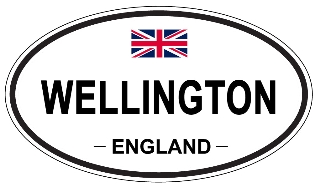 WELLINGTON, ENGLAND - Oval Sticker